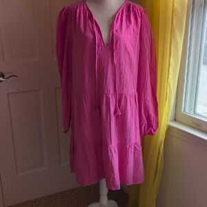 Boden Vibrant Pink Dress